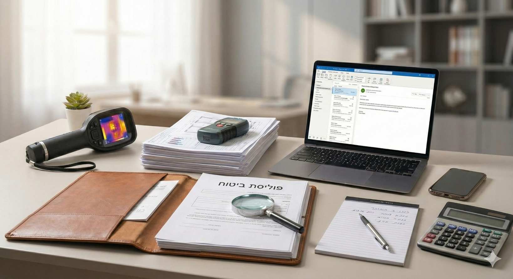 שמאי ניהול תביעות - שלבי העבודה