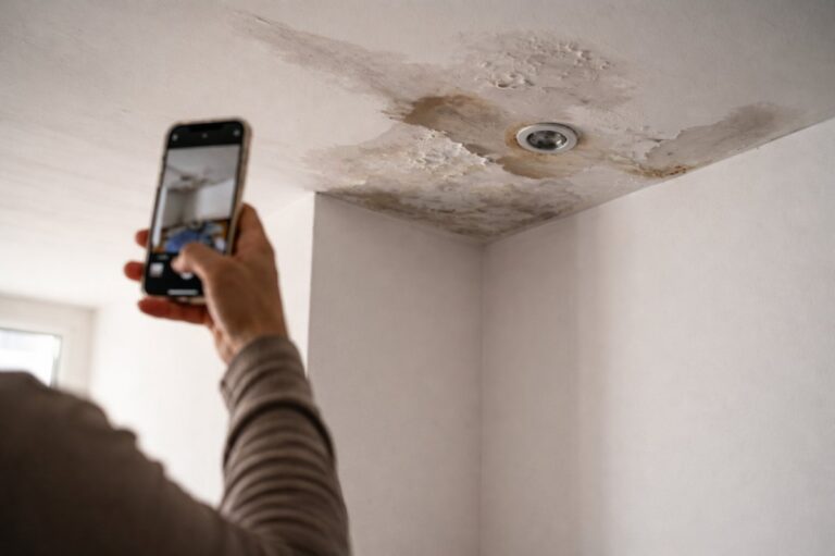 נזילה מהשכן למעלה: פעולות ראשוניות והערכת שמאי